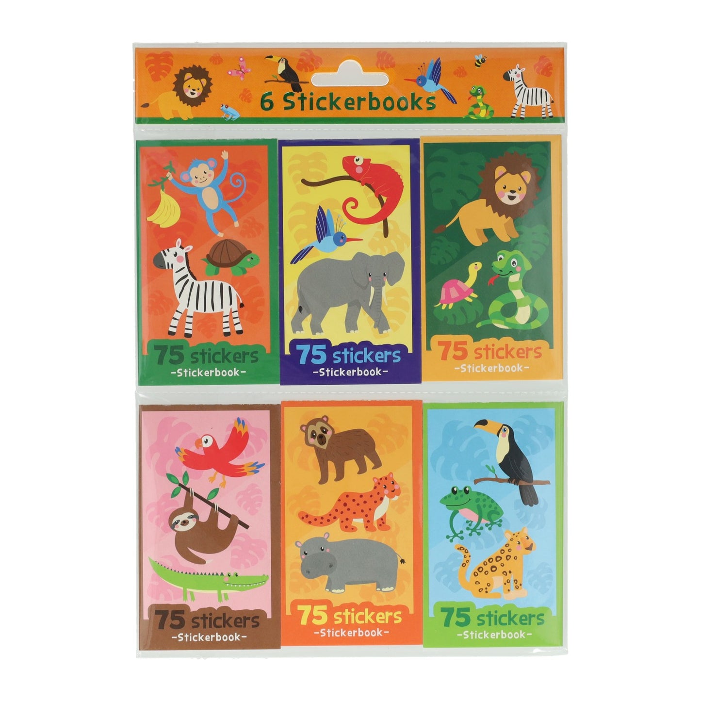 Livrets de main d'autocollant Wild Dieren, 6e.