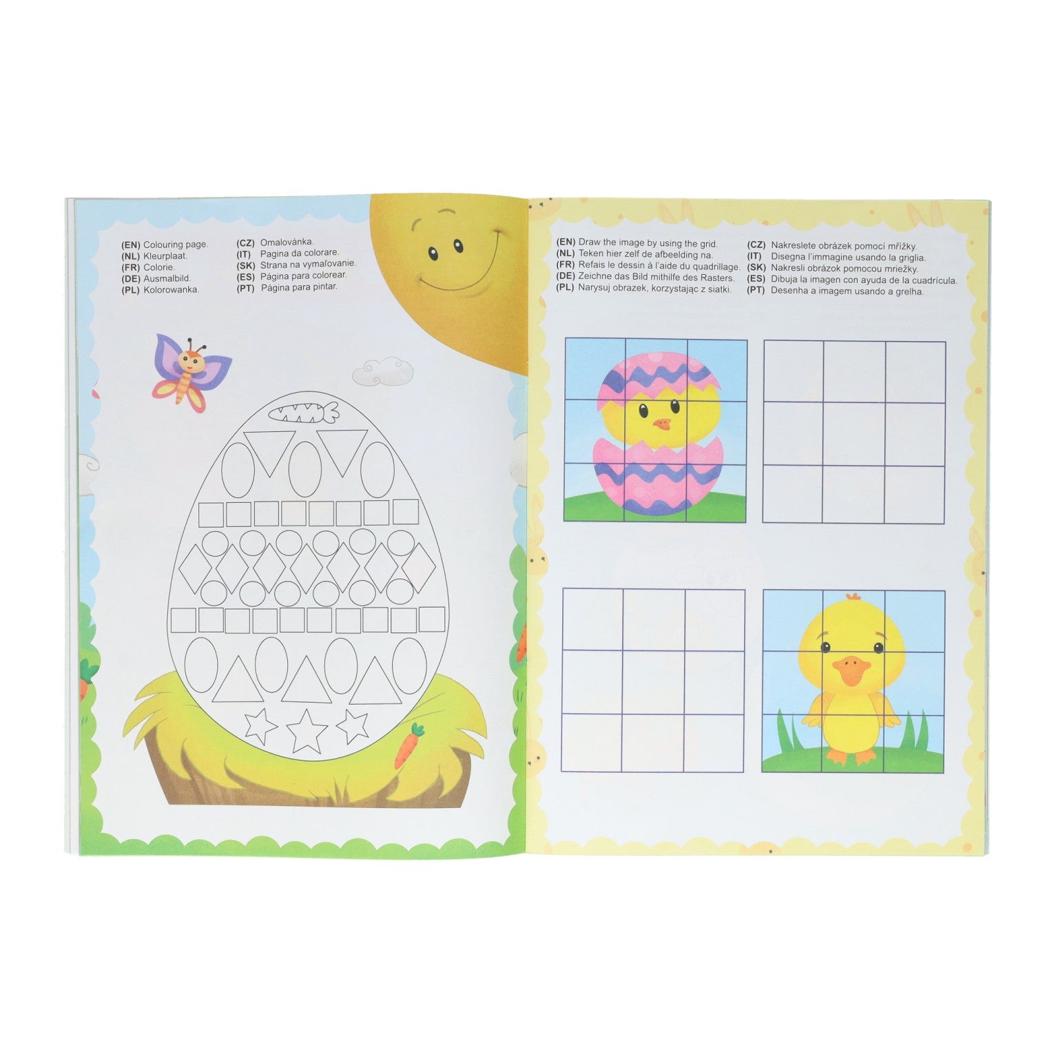 Gagne Holland Colorbook Pâques + autocollants