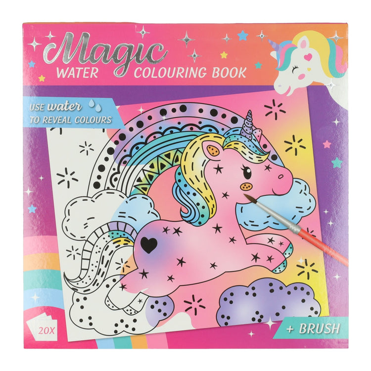 Gagne la licorne de bloc de couleur aquarelle magique hollandaise
