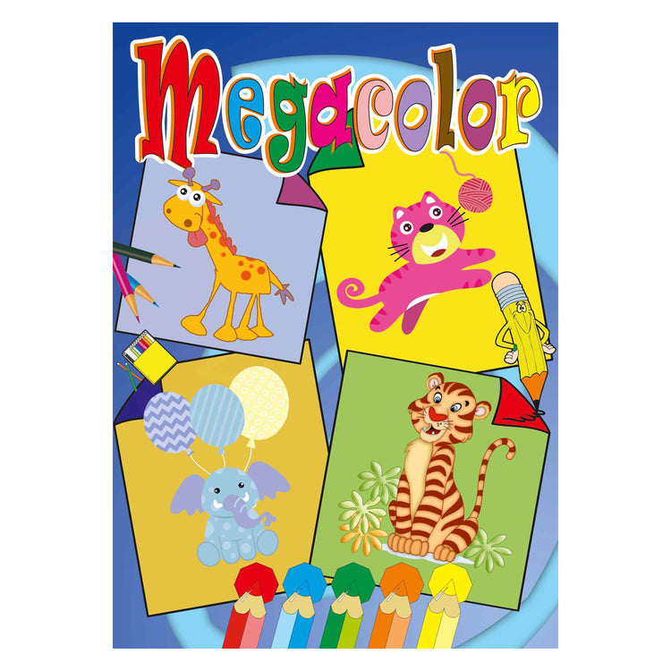 Livres spéciaux Pays-Bas bv megacolor livre de coloriage animaux