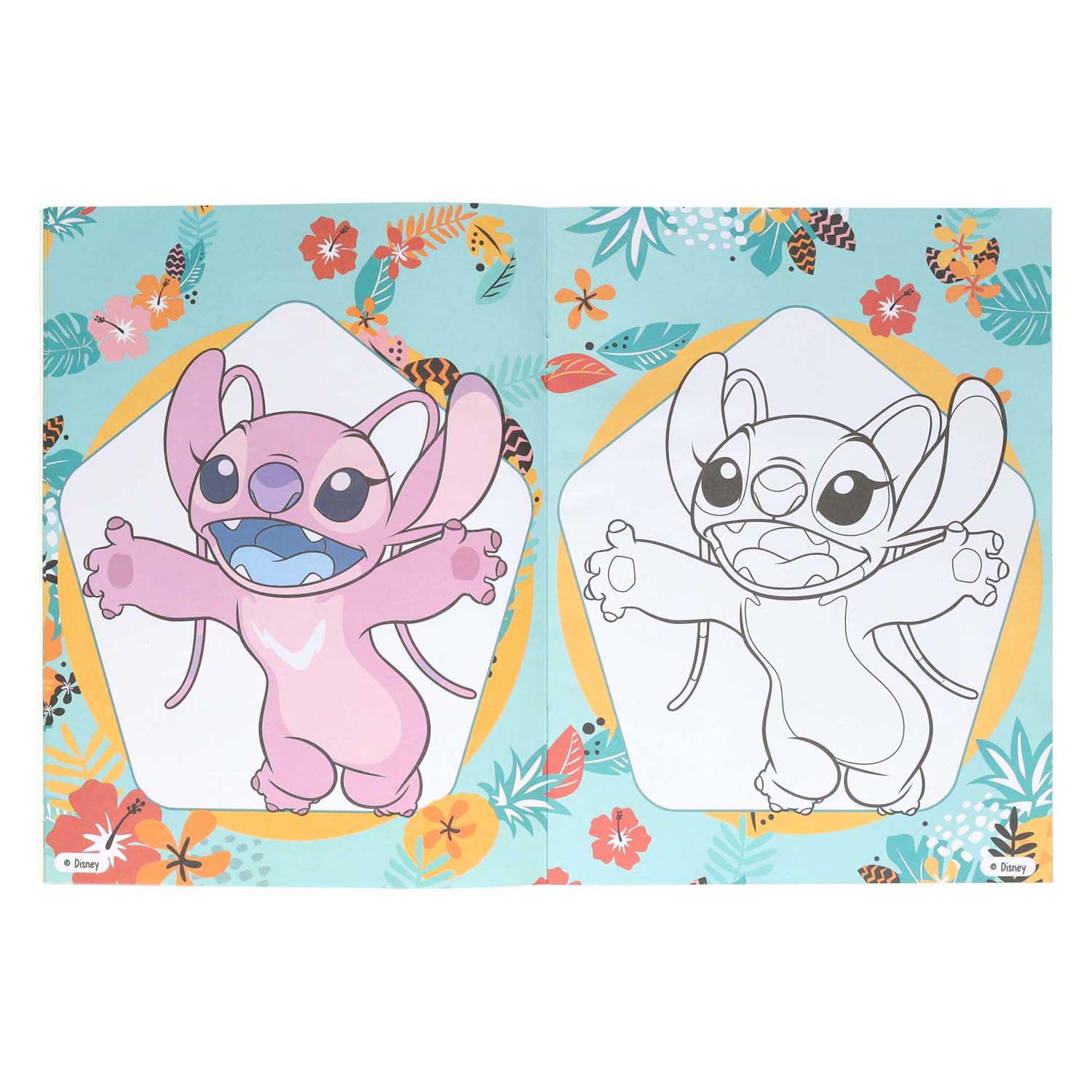 Intro Stitch Multicolor Color Book avec des APO de 32 pages; S