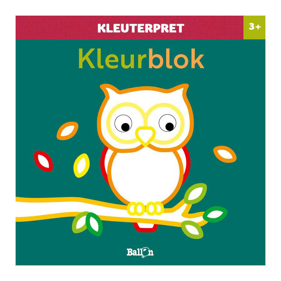 Wins Holland chouette bloc de coloriage amusant pour tout-petits 3+