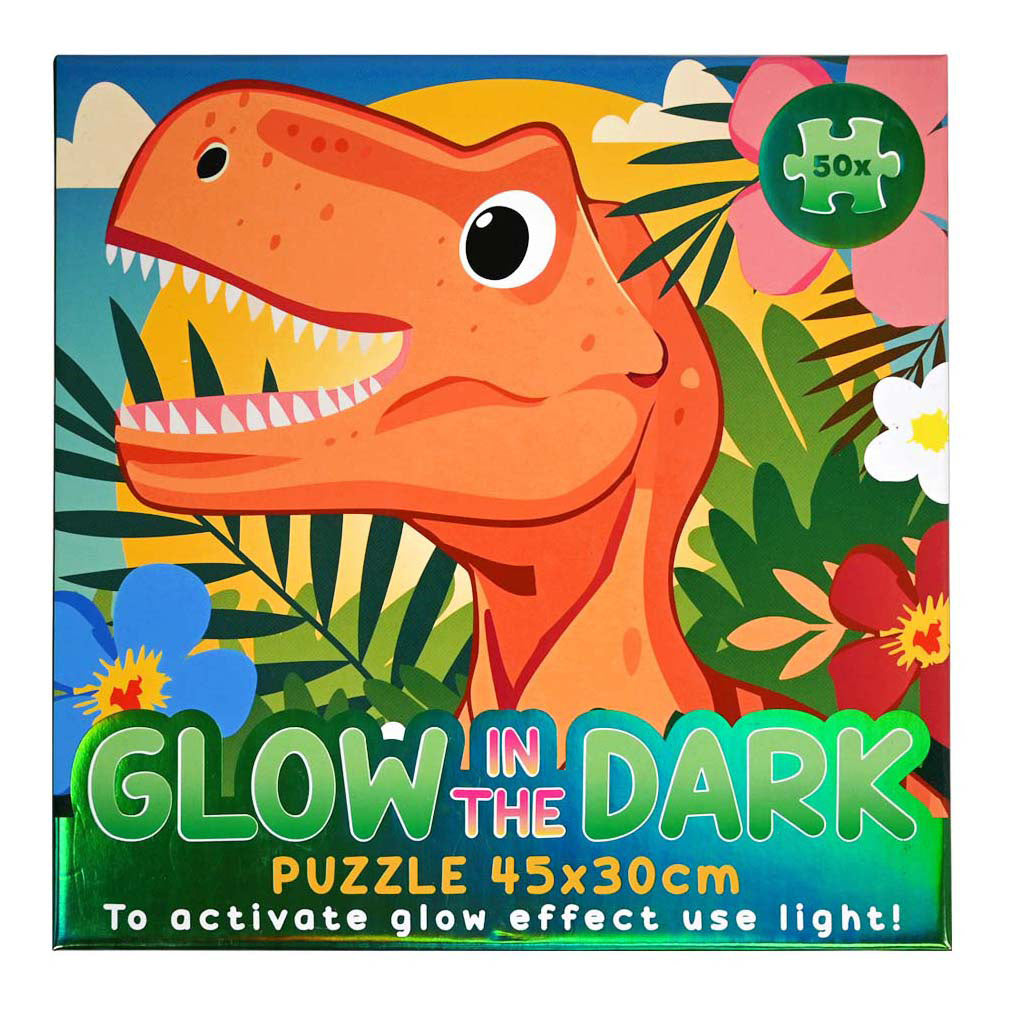 Wins Holland puzzle phosphorescent dinosaure - 50 pcs.