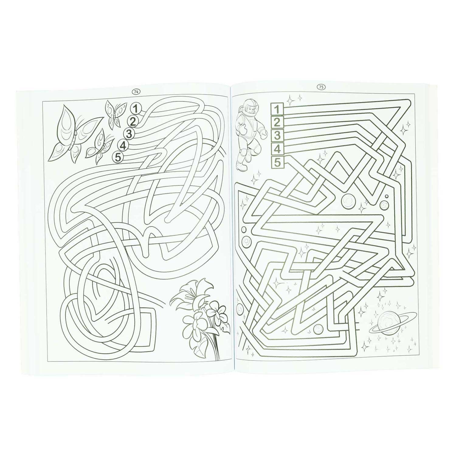 Gagne le livre de labyrinthes hollandais - 115 labyrinthes
