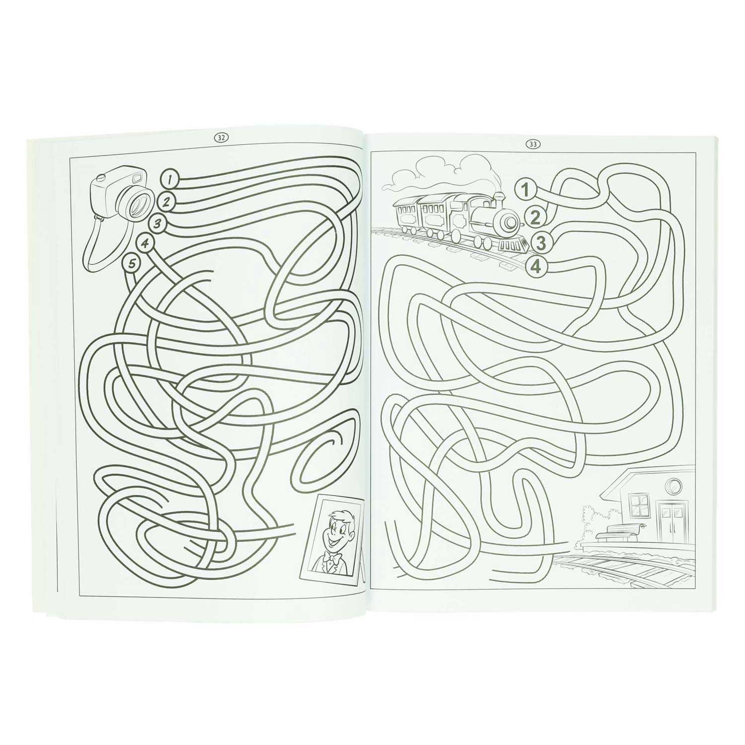 Gagne le livre de labyrinthes hollandais - 115 labyrinthes