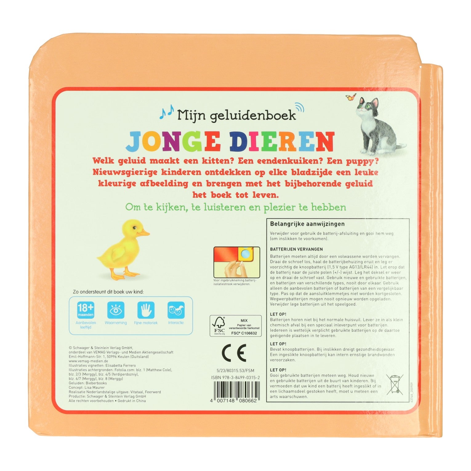 Holland remporte mon livre sonore pour jeunes animaux