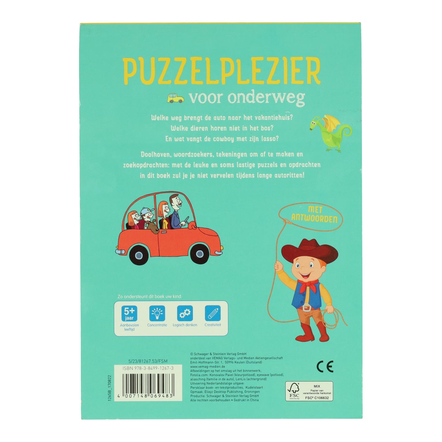 Wins Holland puzzle amusant en déplacement - livre d'activités