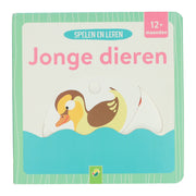 Livre coulissant en carton Wins Holland - les jeunes animaux jouent et apprennent - afbeelding 1