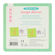 Livre coulissant en carton Wins Holland - les jeunes animaux jouent et apprennent - afbeelding 2