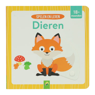 Livre coulissant en carton Wins Holland - jouer et apprendre les animaux