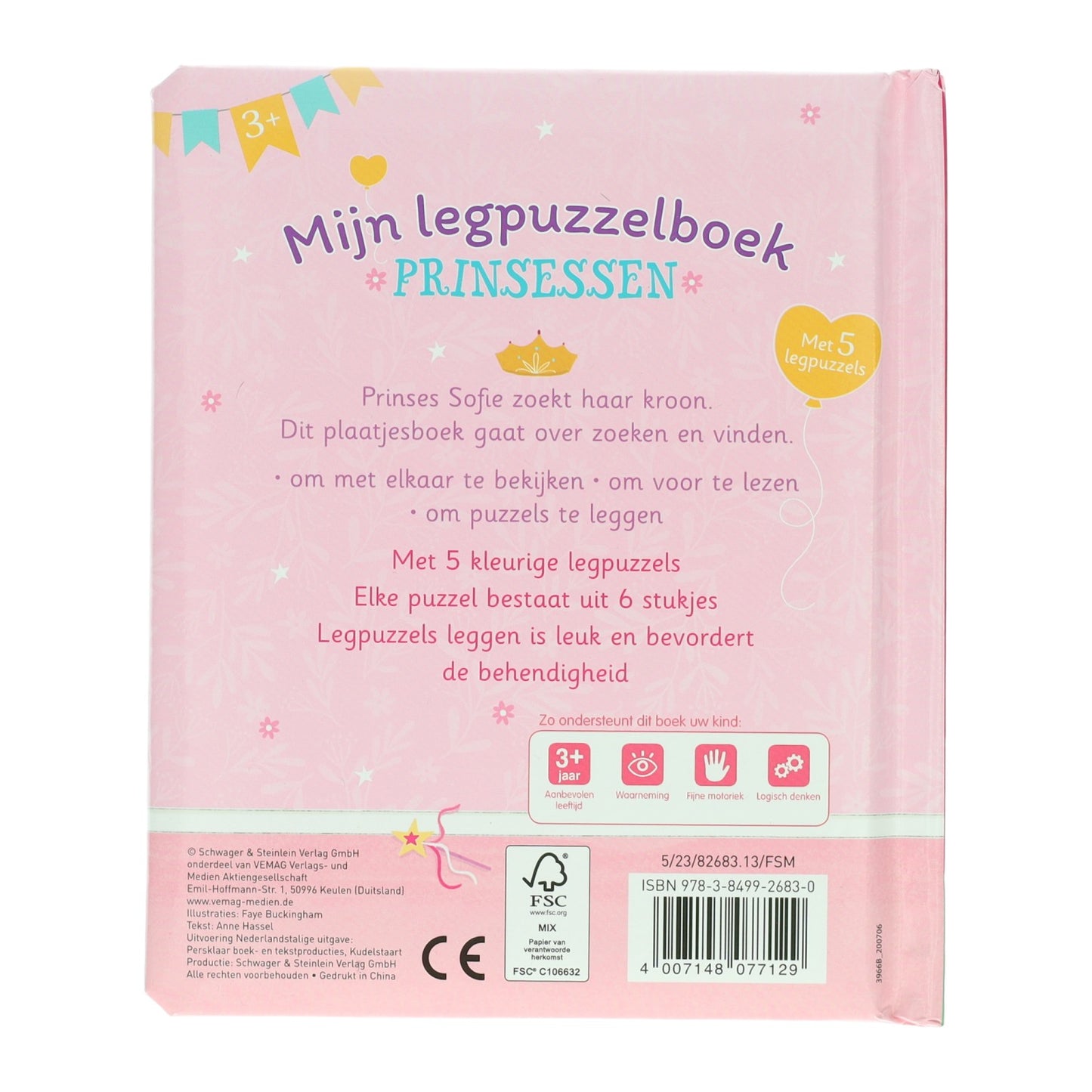 Gagne Holland mon livre de puzzle princesses