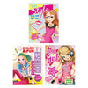 Livre spécial Pays-Bas BV Color Fun Girls Livre de coloriage avec 200 autocollants