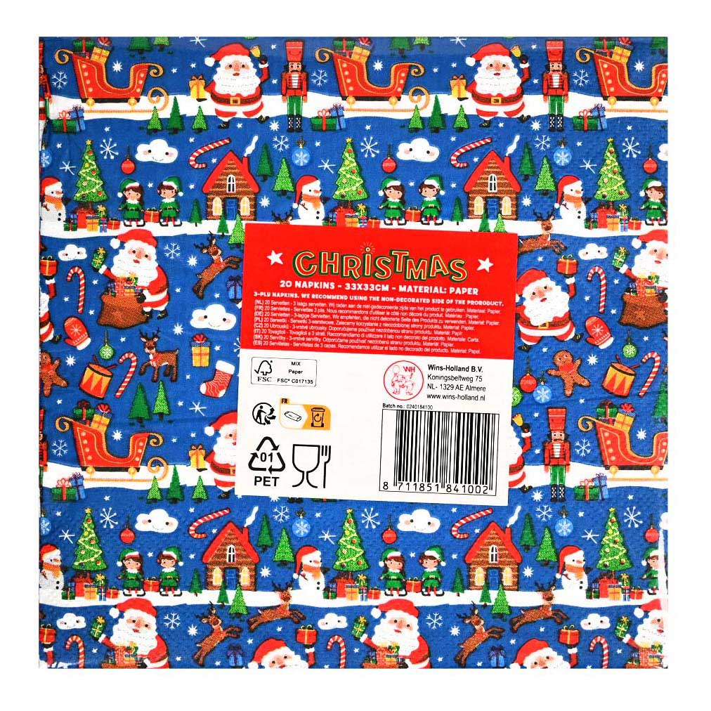 Serviettes de Noël Wins Holland - 20 pcs.