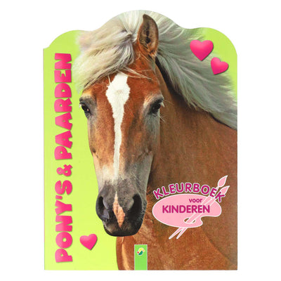 Wins Holland – livre de coloriage pour enfants, poneys et chevaux, 96 pages