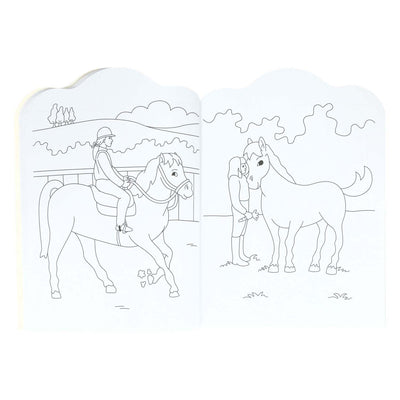 Wins Holland – livre de coloriage pour enfants, poneys et chevaux, 96 pages