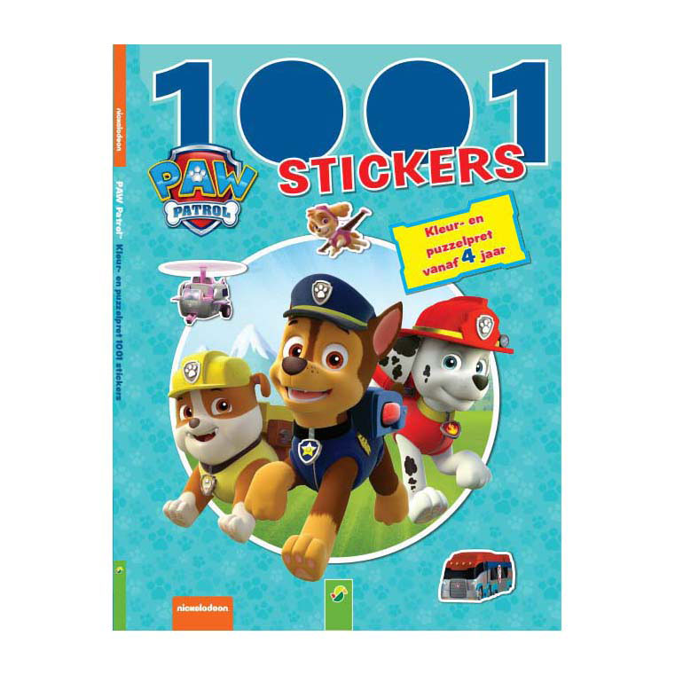 Gagne le livre d'autocollants Holland 1001 Paw Patrol