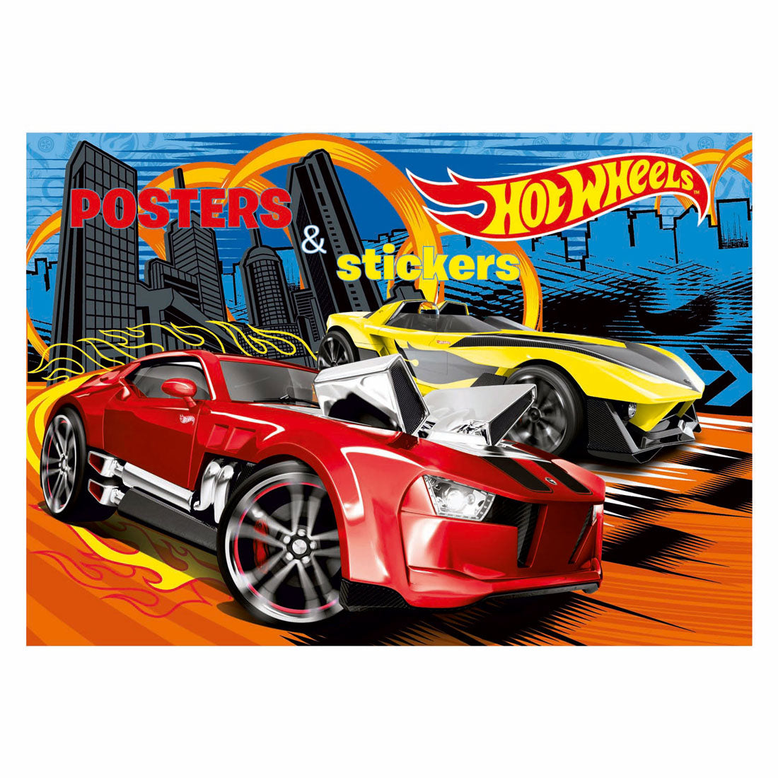 Livres spéciaux Pays-Bas bv Hot Wheels Affiches Autocollants Livre