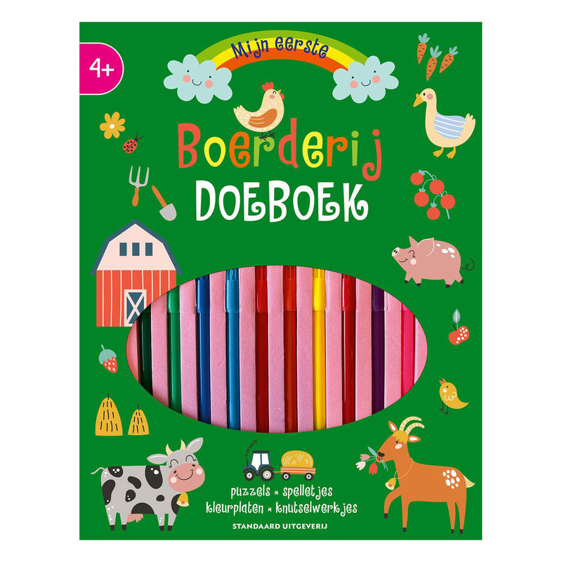 Mon premier livre d'activités à la ferme 4+
