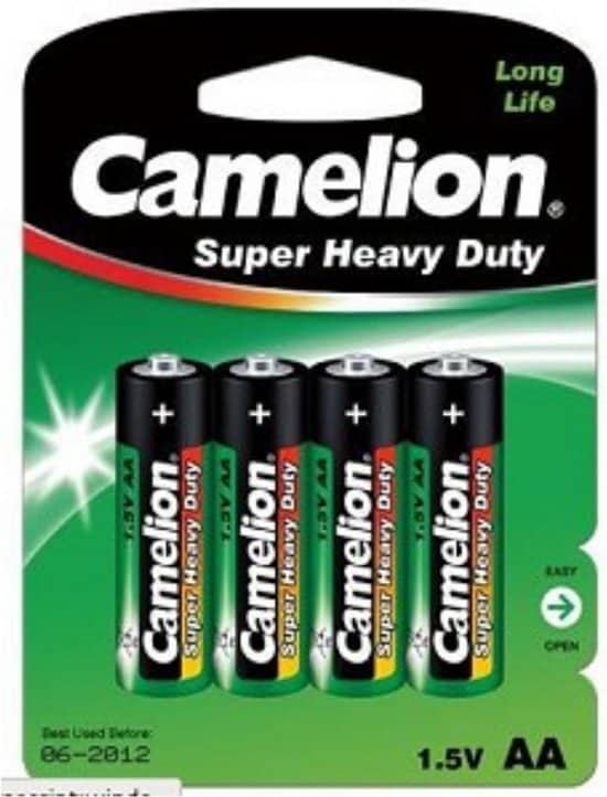 Jonotoys AA Batteries en carbone zink par 4 pièces