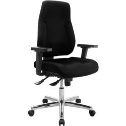 Chaise de bureau signum realspace noire réglable
