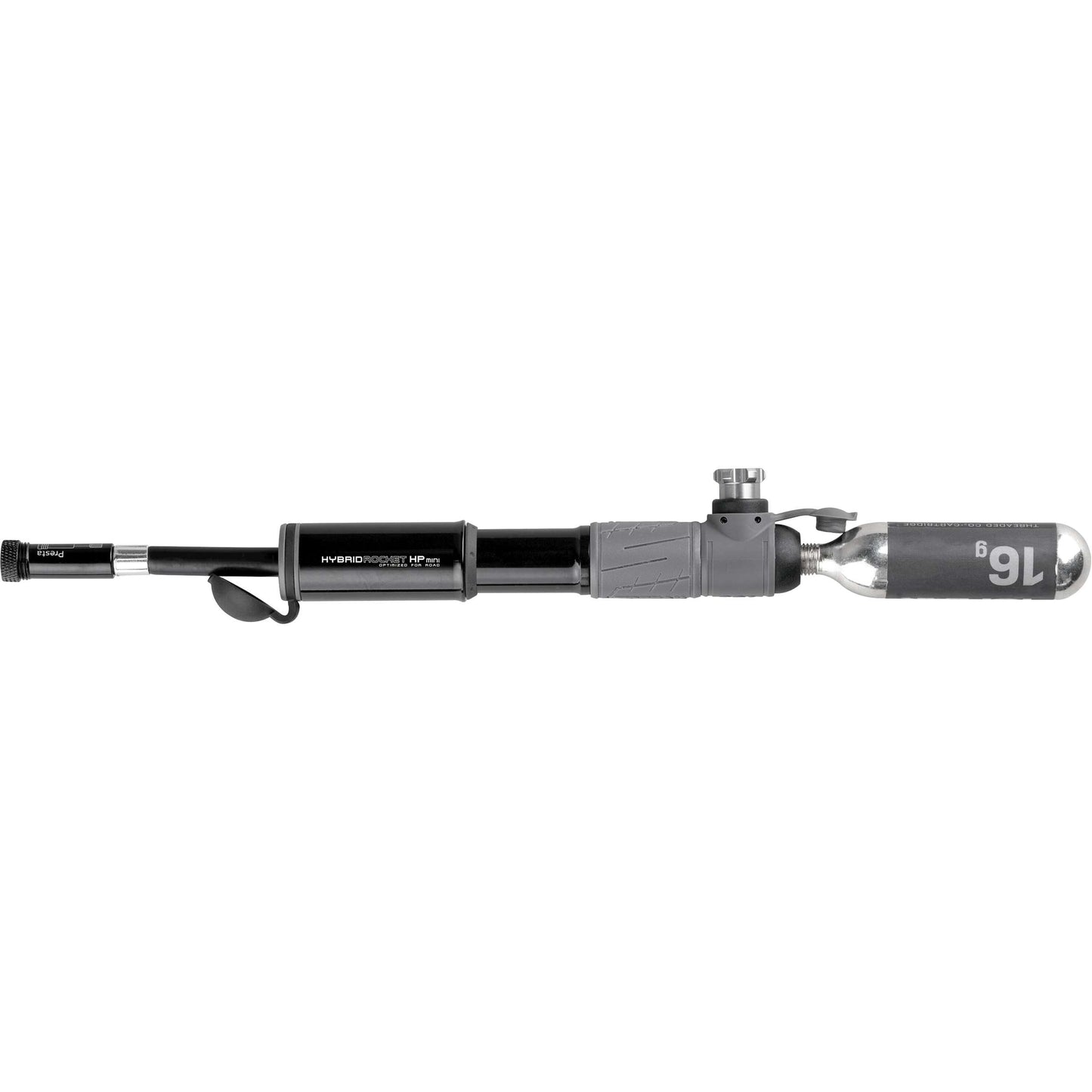 Mini pompe Topeak Hybrid Rocket HP Mini noir