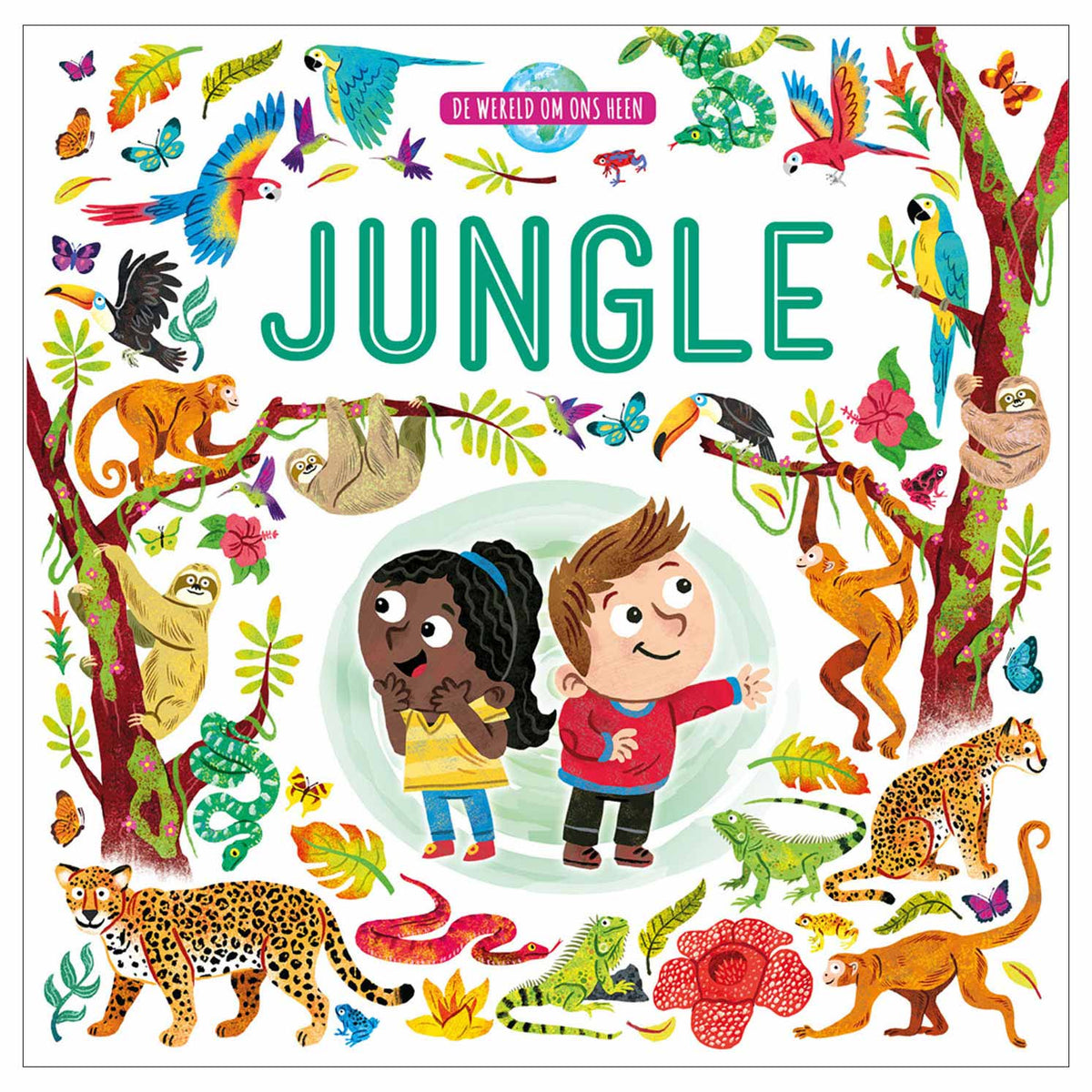 Rebo Publishers Cardboard Livre le monde autour de la jungle américaine