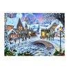 Rebo éditeurs puzzle village d'hiver - 1000 pcs.
