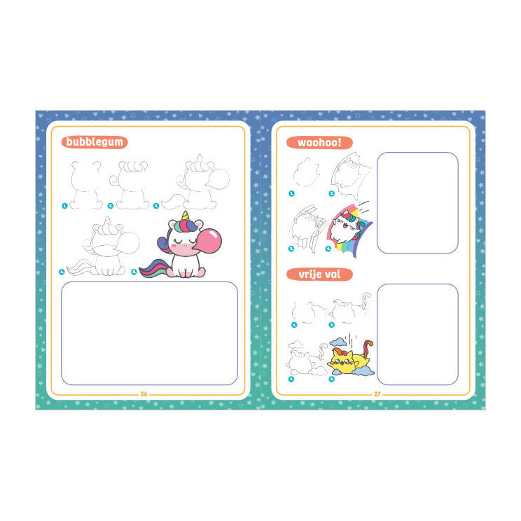 Rebo éditeurs kawaii dessin amis licornes