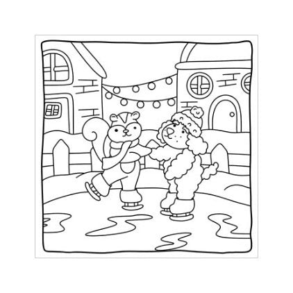 Rebo Publishers Winter Glow - Livre de coloriage confortable et confortable