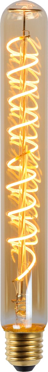 Lucide t32 - lampe à filament - ø 3,2 cm - LED dimmable - E27 - 1x4,9W 2200K - ambre