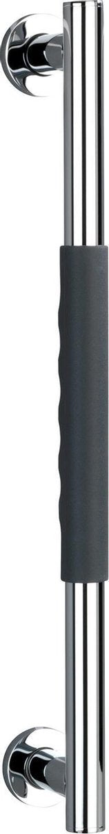 Wenko poignée murale secura 50 cm en acier inoxydable avec poignée antidérapante soft touch - poignée de sécurité - support mural - poignée de bain - capacité de charge max. 120 kg - testé, inspecté et certifié TüV