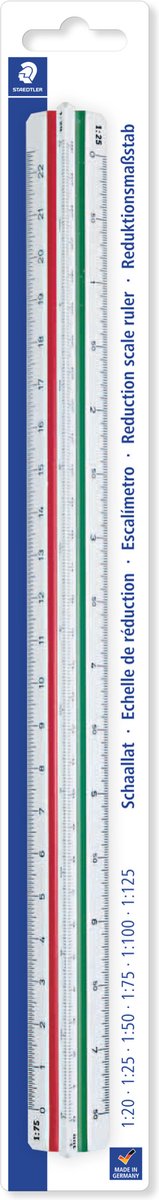 Barre d'échelle Staedtler Mars - division 1 - blister