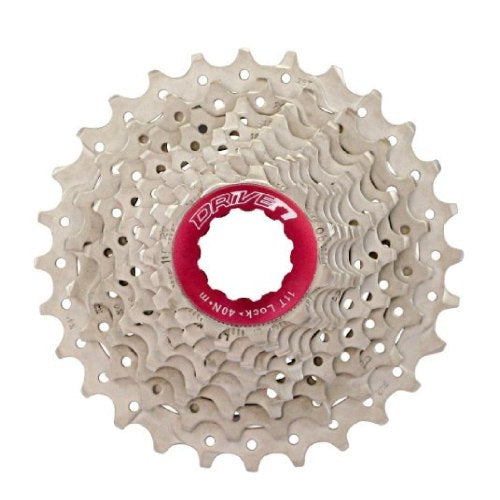 Cassette CSRX1 11S 11-28 dents argent