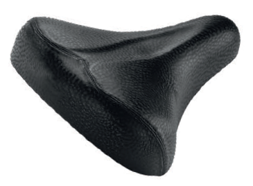 Selle Montegrappa 156 Pu Olanda Saddle unisexe avec une strop Black OEM