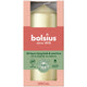 Bougie pilier Bolsius 120 58 blanc métallisé argent | 6 pièces