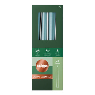 Bougies gothiques 245 24 4x bleu métallique