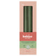 Bougies gothiques Bolsius 245 24 boîte 4 vert métallisé | 2 pièces