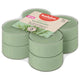 Bolsius maxilights tasse transparente 8h vrais parfums romarin | 6 pièces