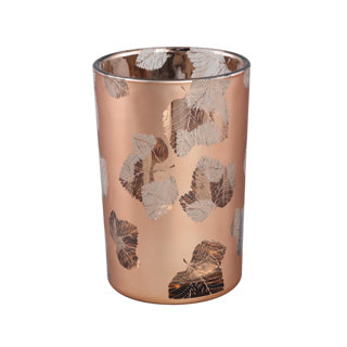 Ptmd lanterne kamala l couleur bronze marron 18 cm | 2 pièces
