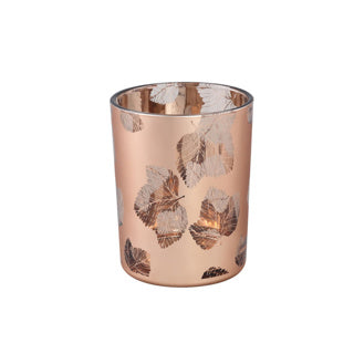 Ptmd lanterne kamala m marron couleur bronze 12,5 cm | 6 pièces