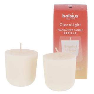 Bolsius Recharge Clean Light Pack 2 pamplemousse