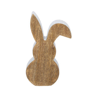 No brand bois de lièvre blanc 25 cm | 2 pièces