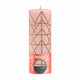 Bolsius Stub Candle rustique 19 x 6,8 cm Misty Pink
