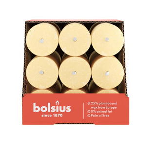 Bolsius bolsius dîner bougie rustique avoine beige