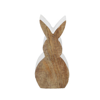 No brand bois de lièvre blanc 18 cm | 6 pièces
