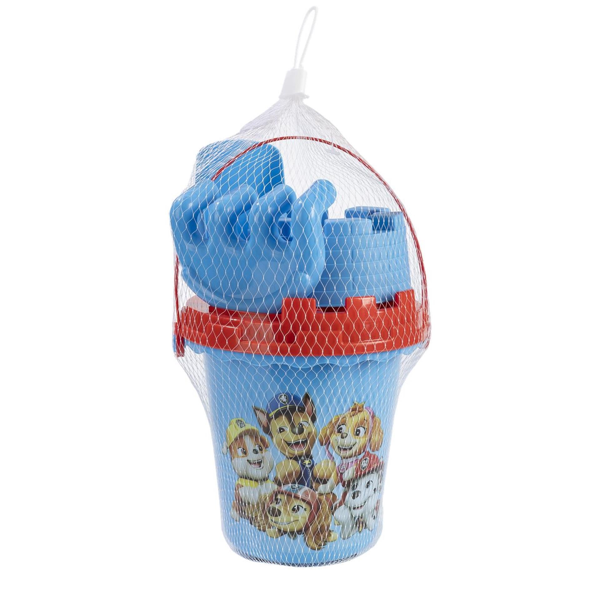 Ensemble de plage Paw Patrol Creative Craft Group en seau bleu - 5 pcs.