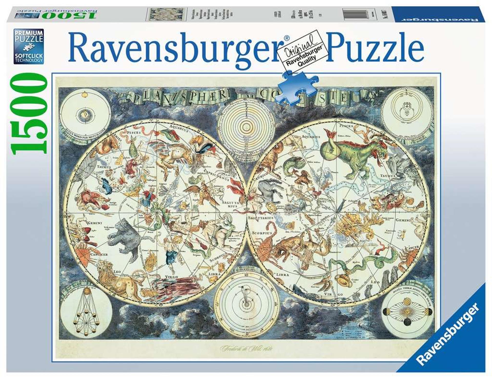Ravensburger puzzle carte du monde animaux