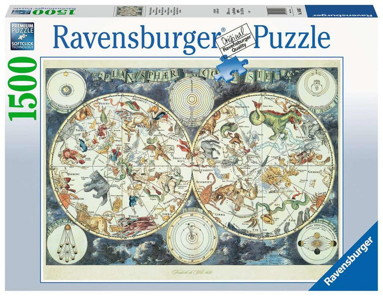 Ravensburger puzzle carte du monde animaux