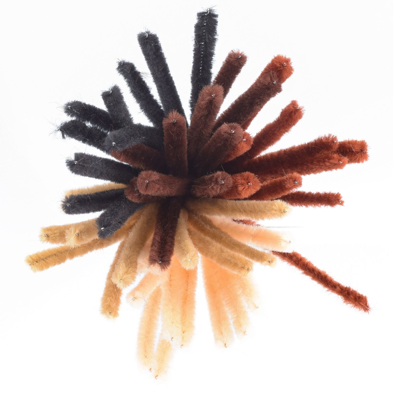 Vaessen creative • fils chenille 6mm 50 pcs. 30cm marron