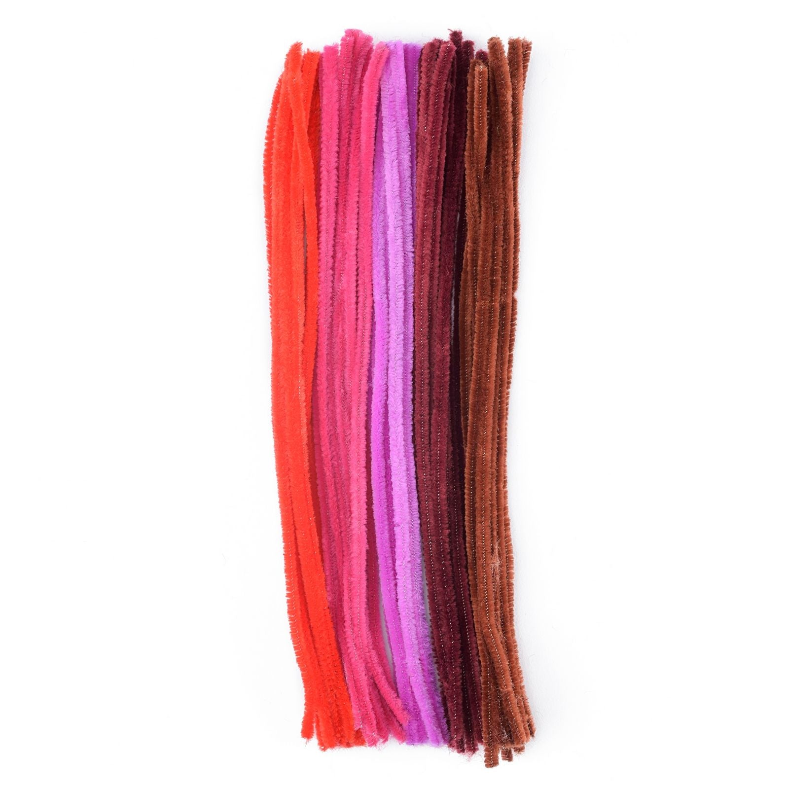 Vaessen creative • fils chenille 6mm 50 pcs. 30cm rouge